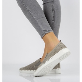 Zapatos de piel Filippo DP063 / 20 Gr gris 3