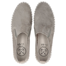 Zapatos de piel Filippo DP063 / 20 Gr gris 4