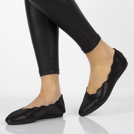 Bailarinas de cuero Filippo DP1260/20 Bk negro 1