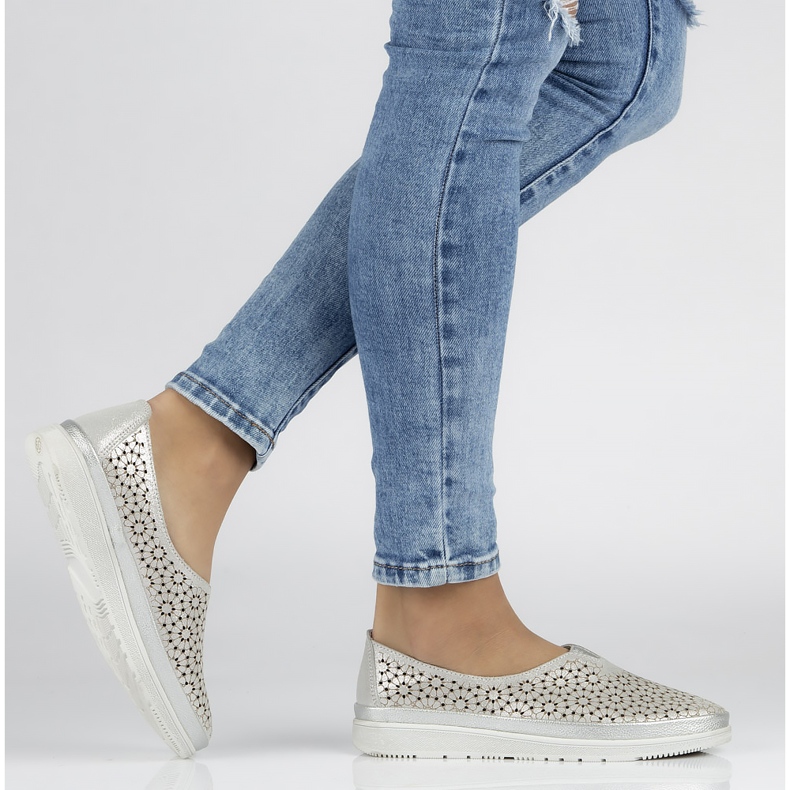 Zapatos Filippo DP1400 / 20 Si Plata caqui gris verde 2