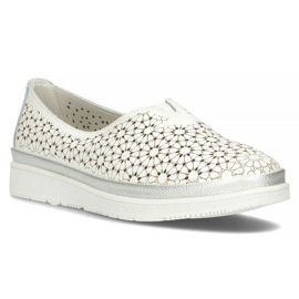 Filippo DP1400 / 20 Wh Blanco zapatos bajos caqui verde 5