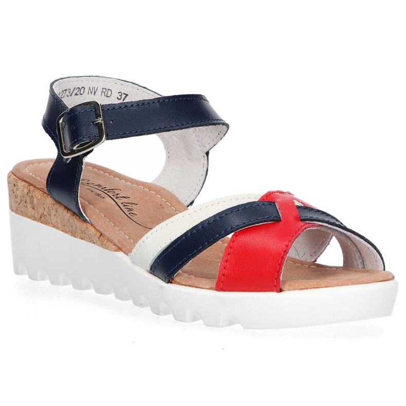 Sandalias Filippo DS1273 / 20 Nv Rd Navy Rojo blanco azul marino 1