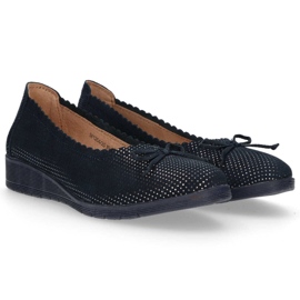 Zapatos de piel Filippo DP1254/20 Nv azul marino 1