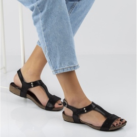 Sandalias Filippo DS1271/20 Bk Negro 1