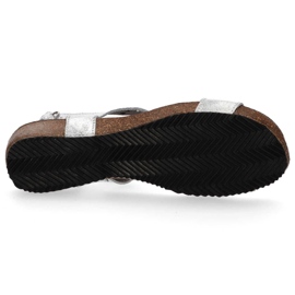Sandalias Filippo DS1271/20 Si plata gris 6