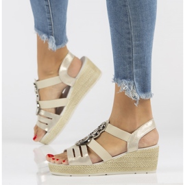 Sandalias Filippo DS1248/20 Beige marrón 3