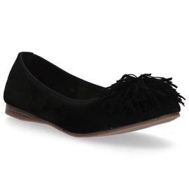 Bailarinas de cuero Filippo DP1206/20 Bk negro 1