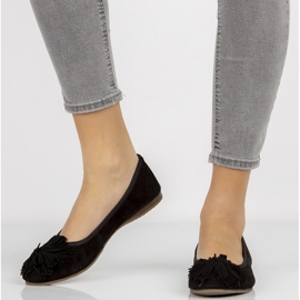 Bailarinas de cuero Filippo DP1206/20 Bk negro 3