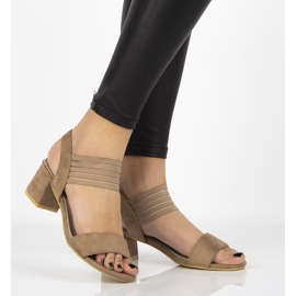 Sandalias Filippo DS1289 / 20 Beżowe beige 1