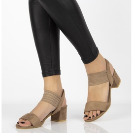 Sandalias Filippo DS1289 / 20 Beżowe beige 2