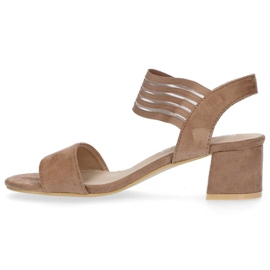 Sandalias Filippo DS1289 / 20 Beżowe beige 3