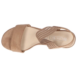 Sandalias Filippo DS1289 / 20 Beżowe beige 4