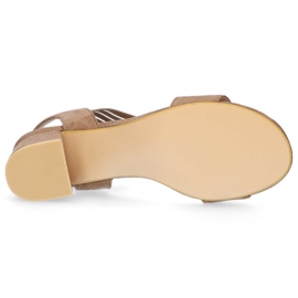 Sandalias Filippo DS1289 / 20 Beżowe beige 5