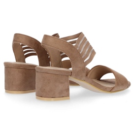 Sandalias Filippo DS1289 / 20 Beżowe beige 6