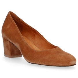 Zapatos de salón Filippo 1512 Terciopelo Kork marrón 4