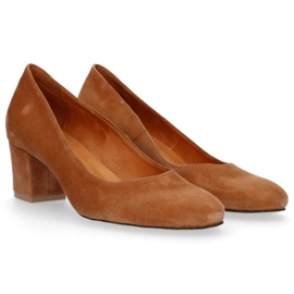Zapatos de salón Filippo 1512 Terciopelo Kork marrón 5