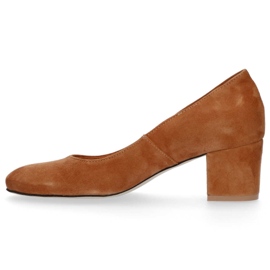 Zapatos de salón Filippo 1512 Terciopelo Kork marrón 9