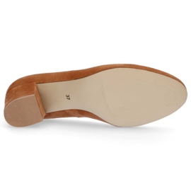 Zapatos de salón Filippo 1512 Terciopelo Kork marrón 11