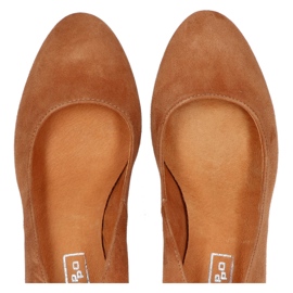 Zapatos de salón Filippo 1512 Terciopelo Kork marrón 1