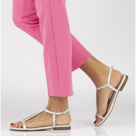 Sandalias Filippo DS1297/20 Si Plata gris 2