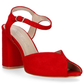 Filippo DS1282 / 20 Rd Sandalias rojas rojo 2