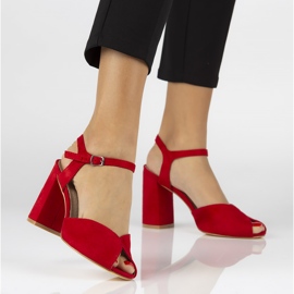 Filippo DS1282 / 20 Rd Sandalias rojas rojo 3