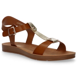 Filippo DS105 / 20 Br sandalias marrones marrón amarillo 1