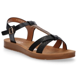 Sandalias Filippo DS802/20 Bk Negro 3
