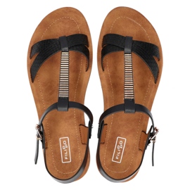 Sandalias Filippo DS802/20 Bk Negro 8