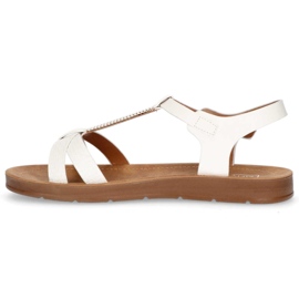 Filippo DS802 / 20 Wh Sandalias blancas blanco marrón 4