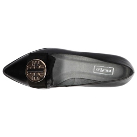 Zapatos Filippo 1344 Oro grano negro 8