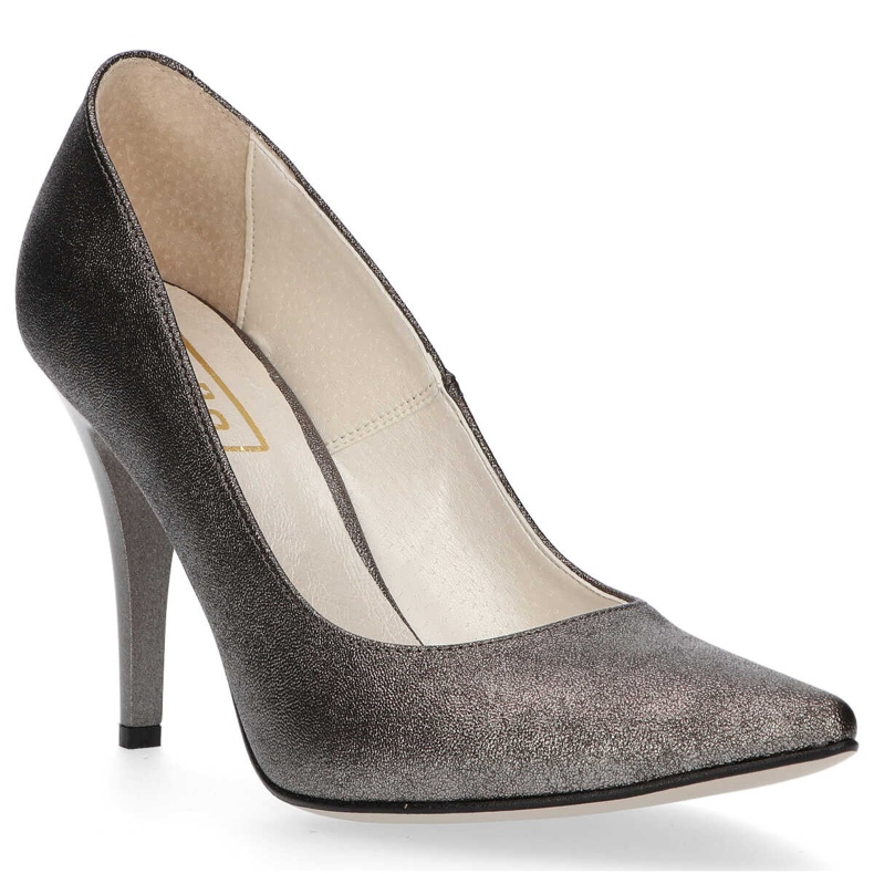 Zapatos de salón Filippo 2160 Fume Grey plata gris 1