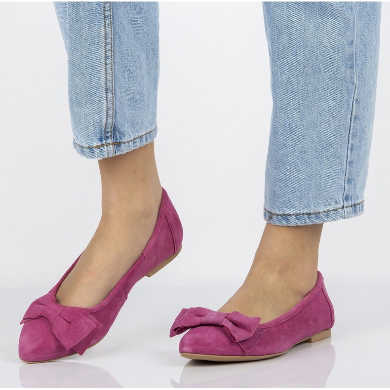Bailarinas de cuero Filippo DP1329/20 Fh rosa 2