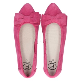 Bailarinas de cuero Filippo DP1329/20 Fh rosa rosado 7