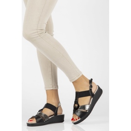Sandalias Filippo DS1417/20 Bk Negro 2