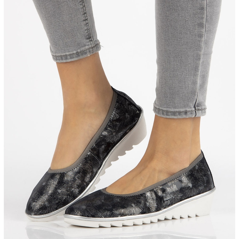 Zapatos de cuero Filippo DP046/18 Nv Fl azul marino negro 1