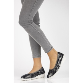 Zapatos de cuero Filippo DP046/18 Nv Fl azul marino negro 3