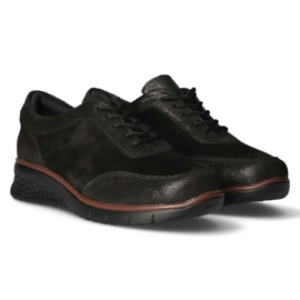 Zapatos de cuero Filippo DP1509/20 Bk negro 4