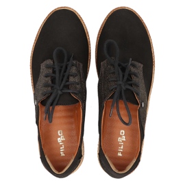 Zapatos de piel Filippo 10123 negro 2