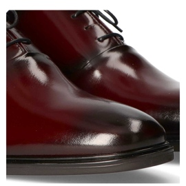 Zapatos Filippo 1446G burdeos K-62 rojo 8
