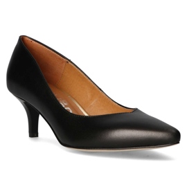 Zapatos de salón negros Filippo Premium 2105 K-grain 1