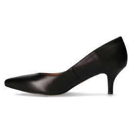 Zapatos de salón negros Filippo Premium 2105 K-grain 2