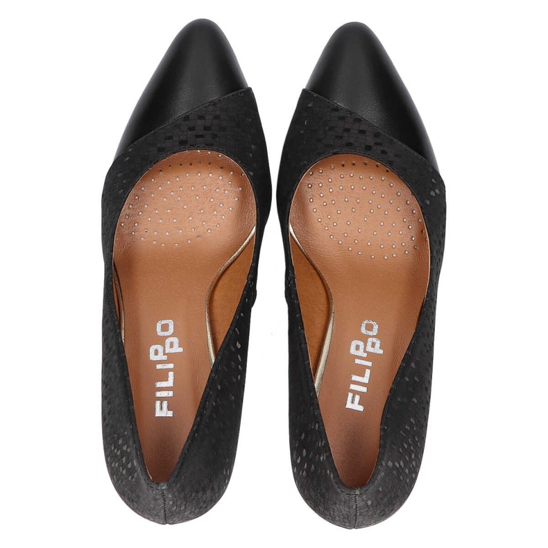 Zapatos De Salón Filippo Premium 2104 K-Lico Negros 1 Zapatos De Salón Filippo Premium 2104 K-Lico Negros 1