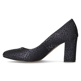 Zapatos de salón Filippo Premium 2031 S-220 azul marino 2