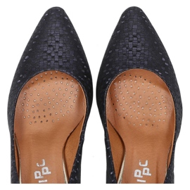 Zapatos de salón Filippo Premium 2031 S-220 azul marino 4