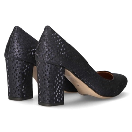 Zapatos de salón Filippo Premium 2031 S-220 azul marino 6