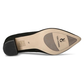 Zapatos De Salón Filippo Premium 2047 Ante Negro 3