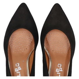 Zapatos De Salón Filippo Premium 2047 Ante Negro 4