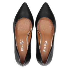 Zapatos de salón Filippo Premium 2047 Black Lico negro 6