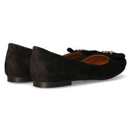 Filippo Premium 2054 Bailarina Ante Negro 6
